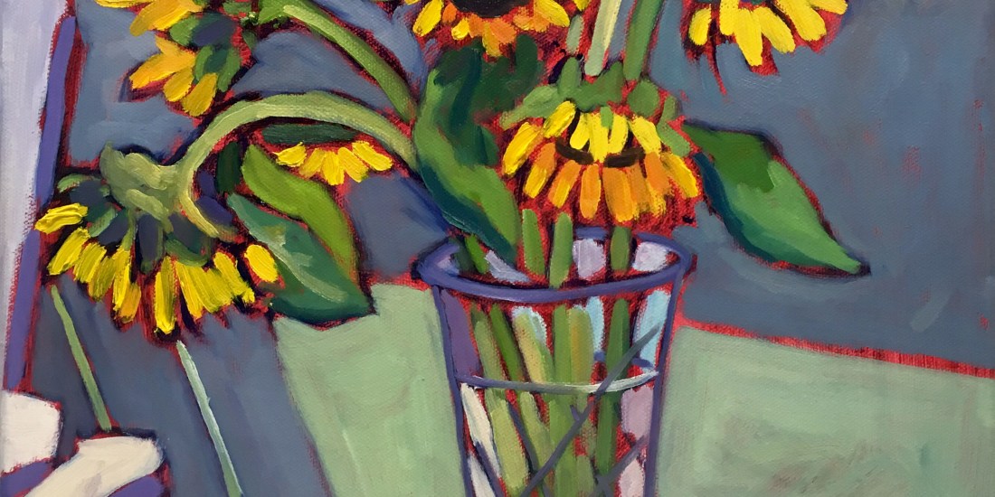 Sunflower Oil Painting on canvas