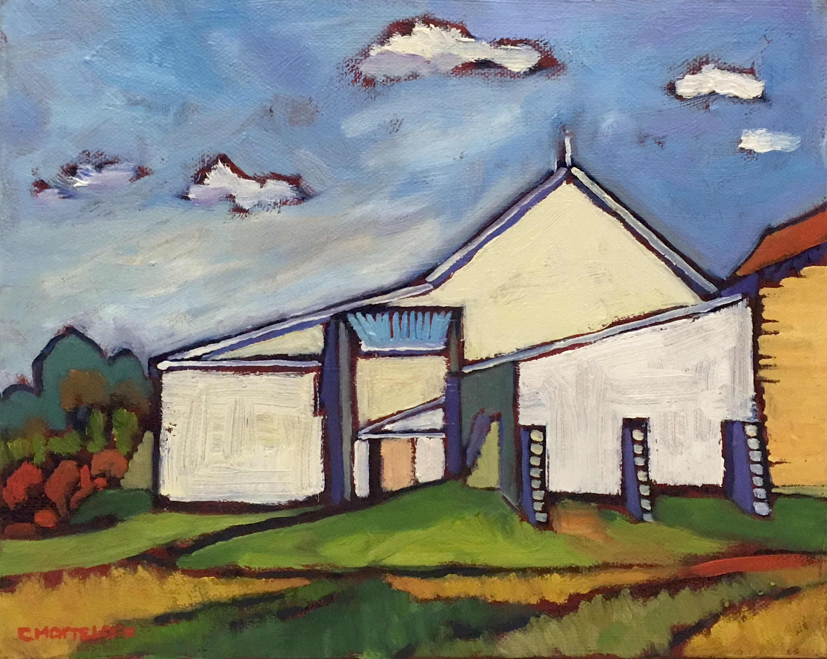 Plein Air Oil Painting on canvas