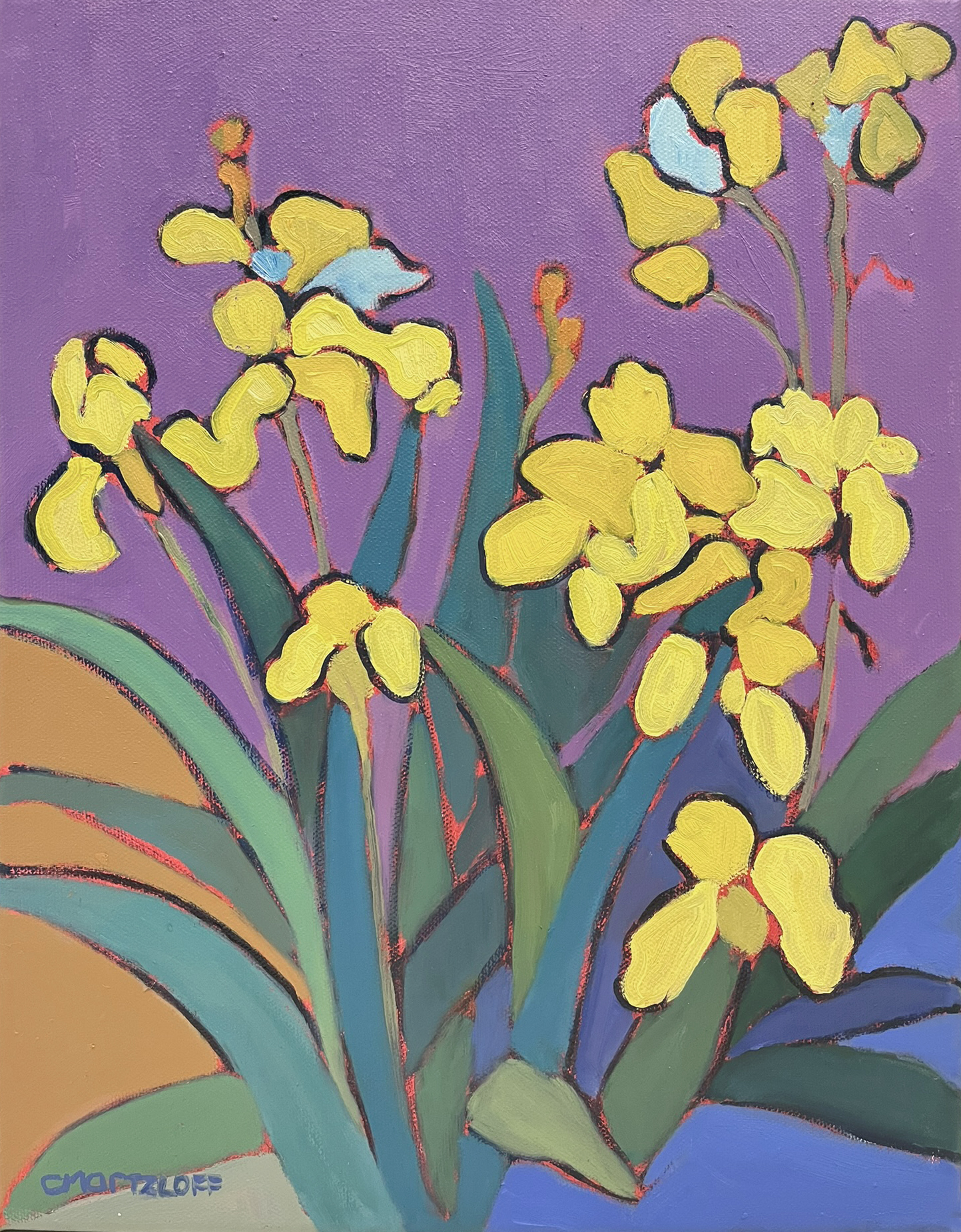 Crafting Moonlight Memories: A Poetic Portrait of Summer's Iris