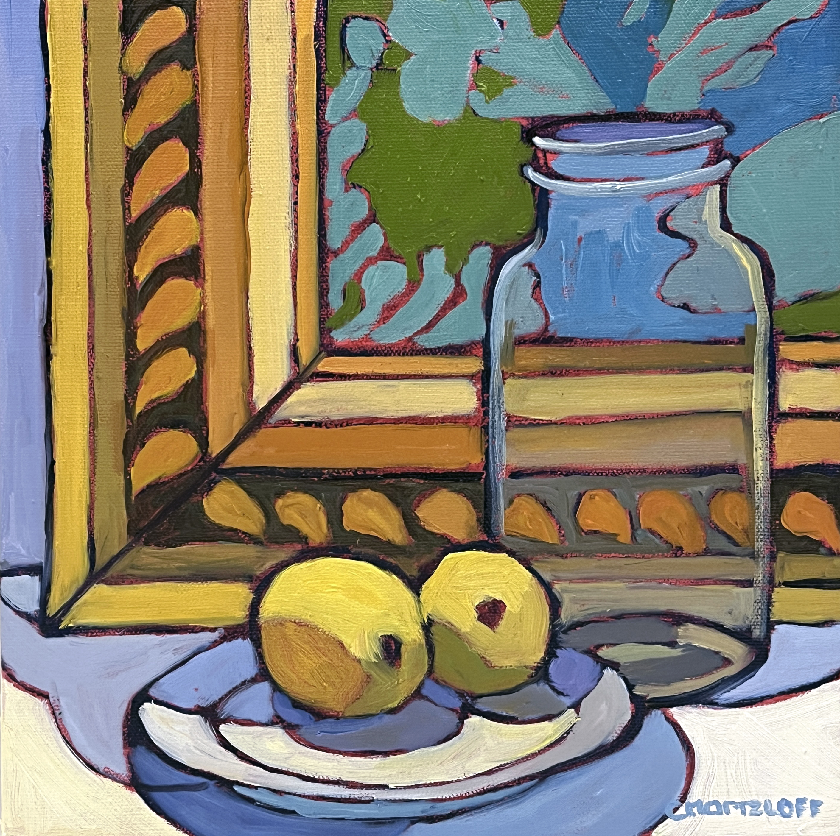 On the Shelf: Captivating Oil on Canvas – CATHERINE J MARTZLOFF